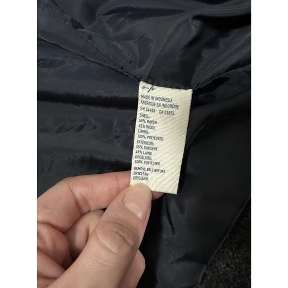 Y2K American Eagle Women’s Wool Blend Plaid Jacket Buckle & Zipper Details Sz S - Picture 5 of 7